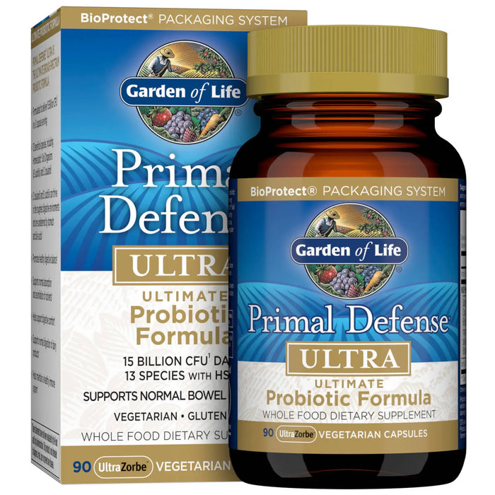 Garden of Life Primal Defense Ultra, Ultimate Probiotic Formula - 90 vcaps - Health and Wellbeing at MySupplementShop by Garden of Life