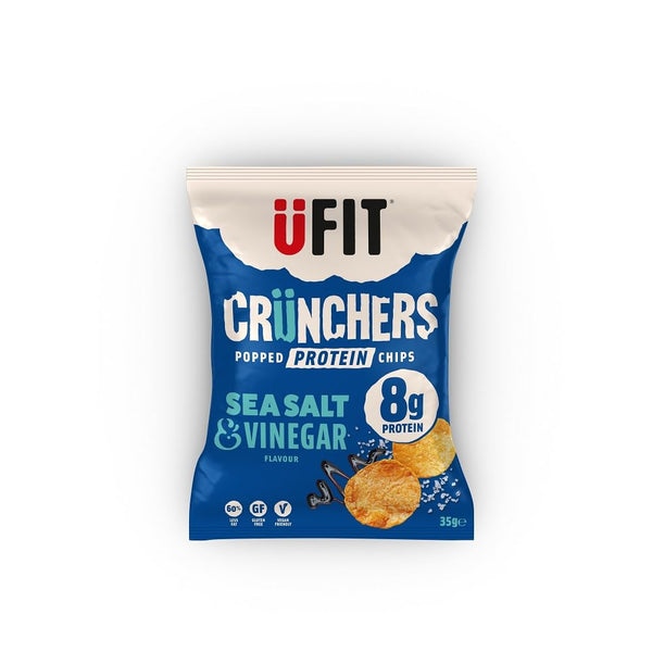 UFIT Crunchers 18x35g Sea Salt & Vinegar - Food at MySupplementShop by UFIT