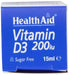 Healthaid Vitamin D3 200Iu Drops - 15ml - Bone Care at MySupplementShop by Healthaid