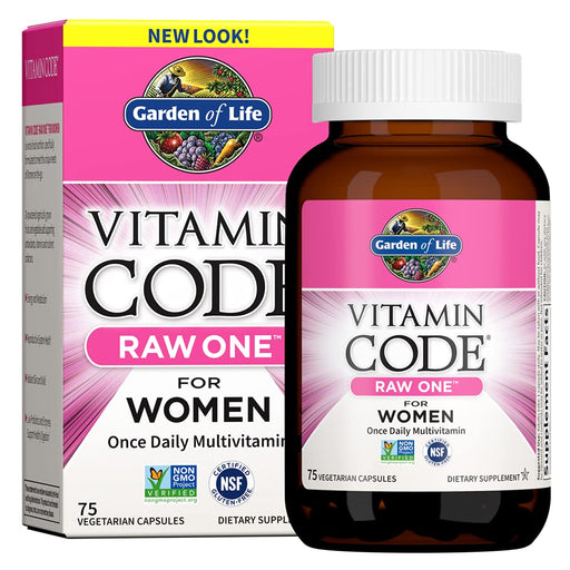 Garden of Life Vitamin Code RAW ONE for Women - 75 vcaps | High-Quality Vitamins & Minerals | MySupplementShop.co.uk