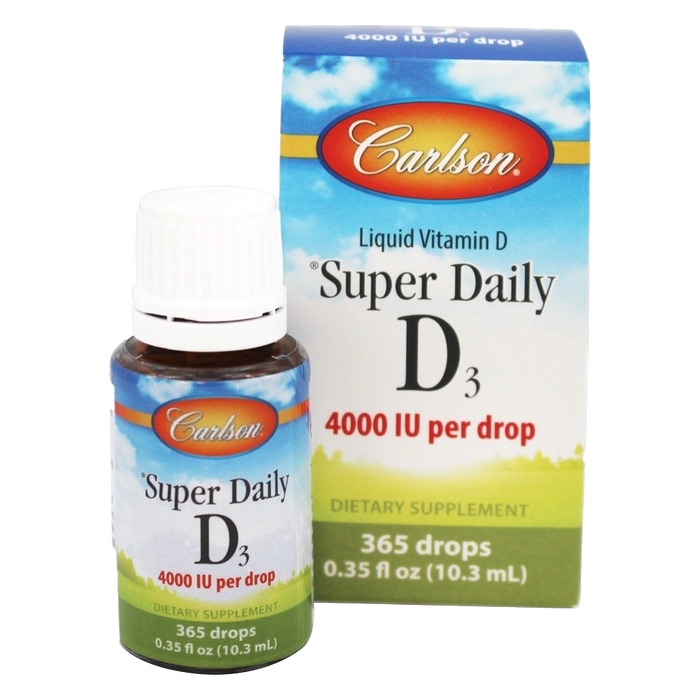 Carlson Labs Super Daily D3 4000 IU  10 ml.