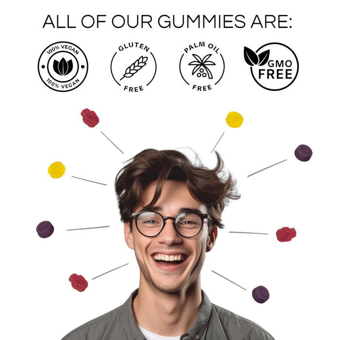 Gmys Gut Health Gummies, Pineapple - 60 gummies Best Value Nutritional Supplement at MYSUPPLEMENTSHOP.co.uk