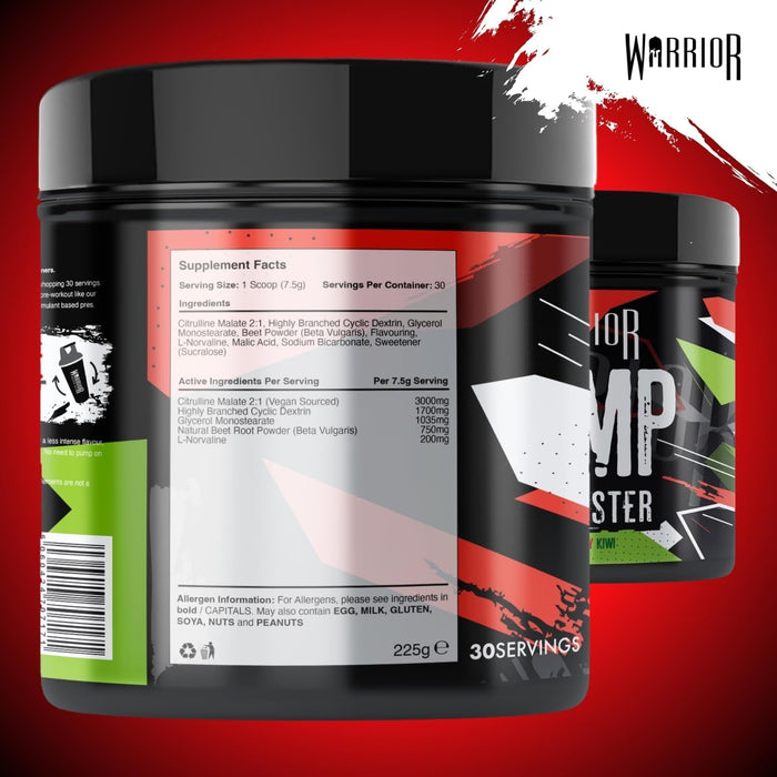 Warrior PUMP 225g 30 Servings