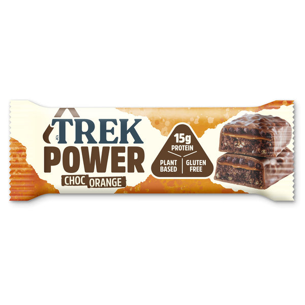 Trek Power Protein Bar 16x55g - Chocolate Orange - Protein Bars at MySupplementShop by Trek