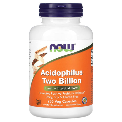 NOW Foods Acidophilus Two Billion - 100 vcaps - Health and Wellbeing at MySupplementShop by NOW Foods