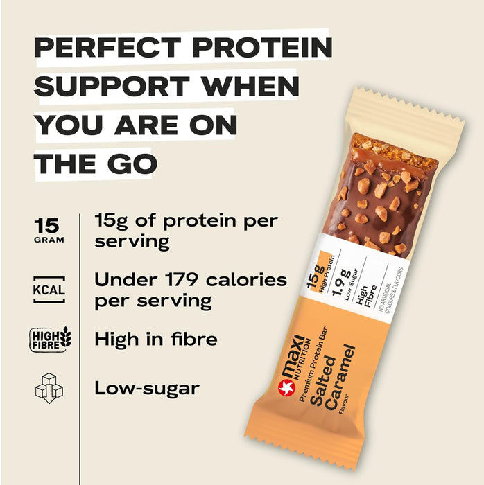 Maxi Nutrition Premium Protein Bars - 12 x 45g Pack - Protein Bar at MySupplementShop by Maxi Nutrition