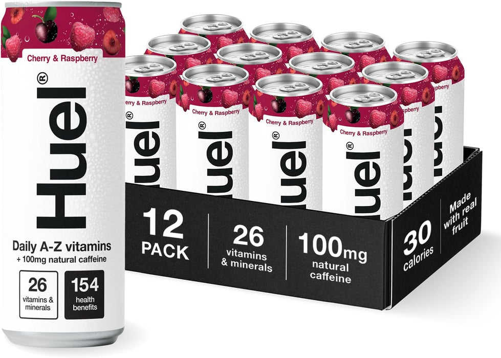 Huel Daily A-Z Vitamins 12 x 330ml - Cherry & Raspberry - Sports Drink at MySupplementShop by Huel