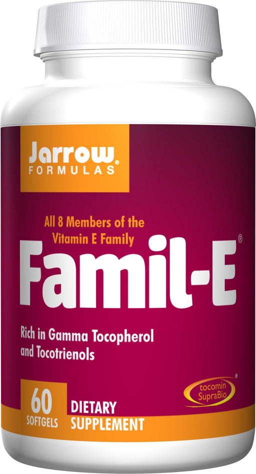Jarrow Formulas Famil-E - 60 softgels | High-Quality Health and Wellbeing | MySupplementShop.co.uk