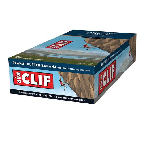 CLIF Bar 12x68g Peanut Butter Banana with Dark Chocolate