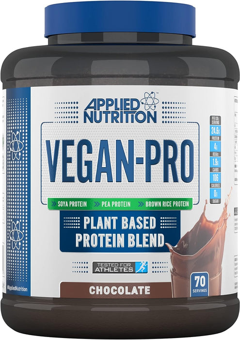 Applied Nutrition Vegan Pro - Vegan Protein Powder, Plant Based Supplement 2.1kg - 70 Servings - Plant Proteins at MySupplementShop by Applied Nutrition