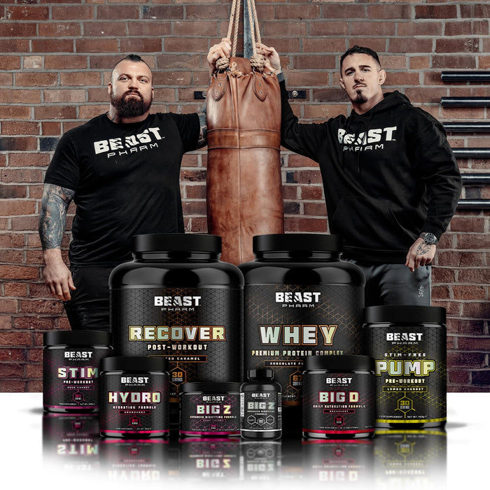 Beast Pharm Whey Protein Powder 2kg | Eddie Hall's Whey - Protein Supplement Powder at MySupplementShop by Beast Pharm