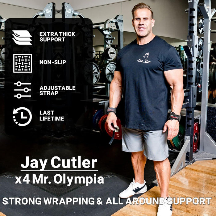 Schiek 1000PLS - Power Lifting Straps w/Jay Cutler Logo