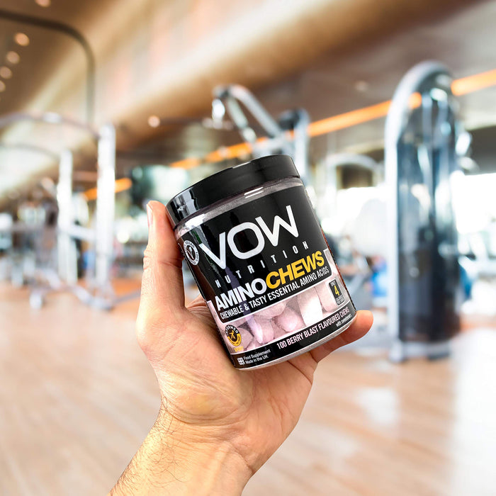 VOW Nutrition Amino Chews 100Tabs Berry Blast Best Value Nutritional Supplement at MYSUPPLEMENTSHOP.co.uk