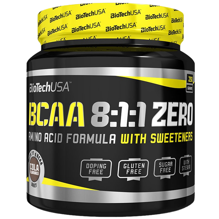 BioTechUSA BCAA 8:1:1 Zero, Blaue Himbeere – 250 Gramm