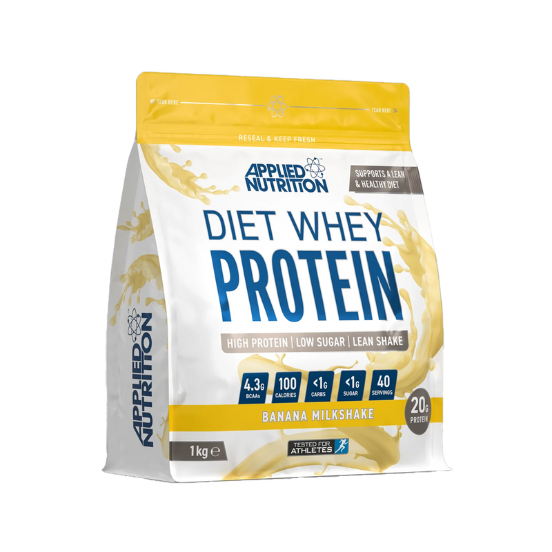 Applied Nutrition Diet Whey 1kg - Banana Milkshake - Vitamins & Supplements at MySupplementShop by Applied Nutrition