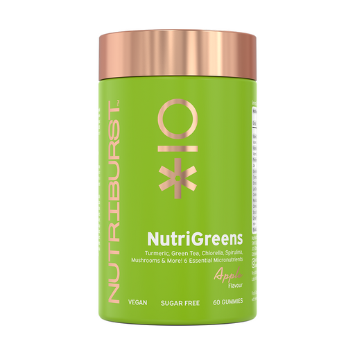 Nutriburst Nutri Greens 180g Apple | Premium Sports Supplements at MYSUPPLEMENTSHOP.co.uk