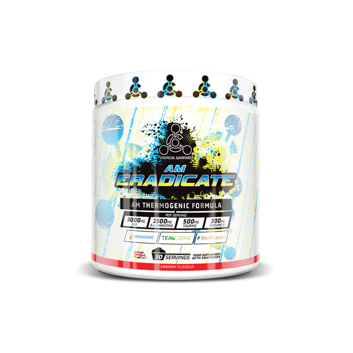 CHEMICAL WARFARE AM Eradicate 300g Sour Cherries for Morning Energy | Premium Nutritional Supplement at MySupplementShop.co.uk