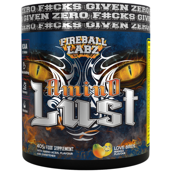 Fireball Labz AminoLust 405g Lovebirds (Mango) - Supplements at MySupplementShop by Fireball Labz