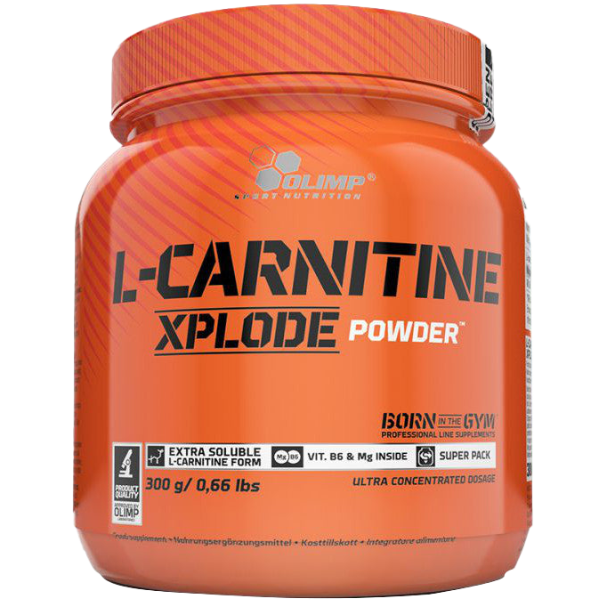 Olimp Nutrition L-Carnitine Xplode Pulver, Orange – 300 Gramm