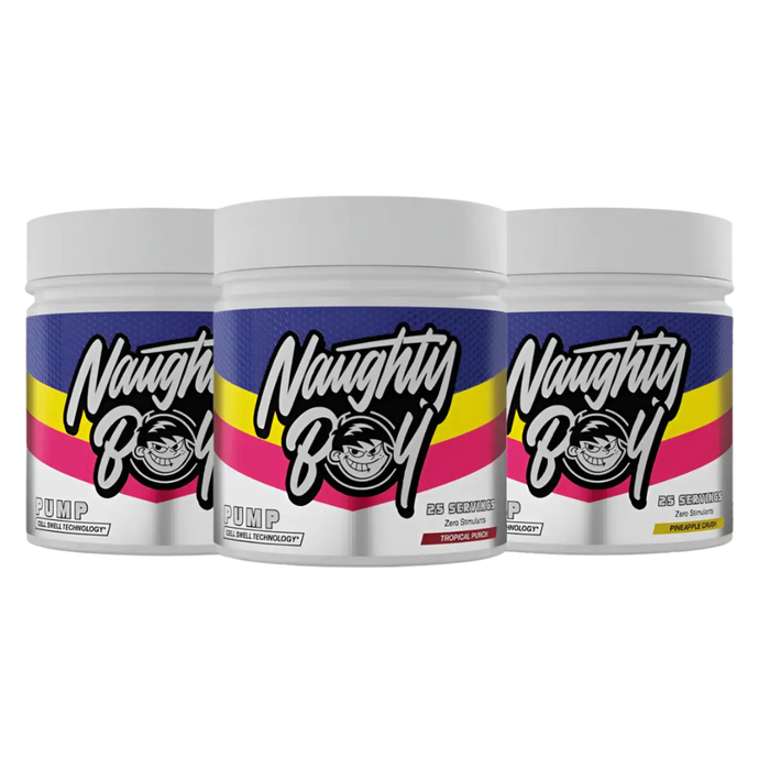 NaughtyBoy® PUMP Stim Free Pre Workout - 25 Servings