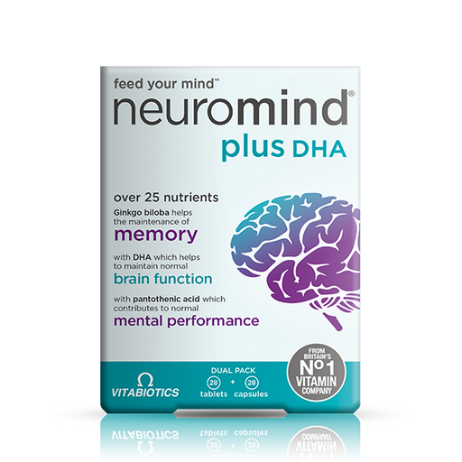 Vitabiotics Neuromind Plus DHA 56 Tablets - Energy & Mind at MySupplementShop by Vitabiotics