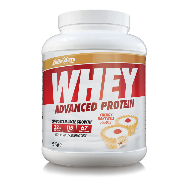 Per4m Advanced Whey Protein 2.01kg - Cherry Bakewell - Whey Proteins at MySupplementShop by PER4M Nutrition