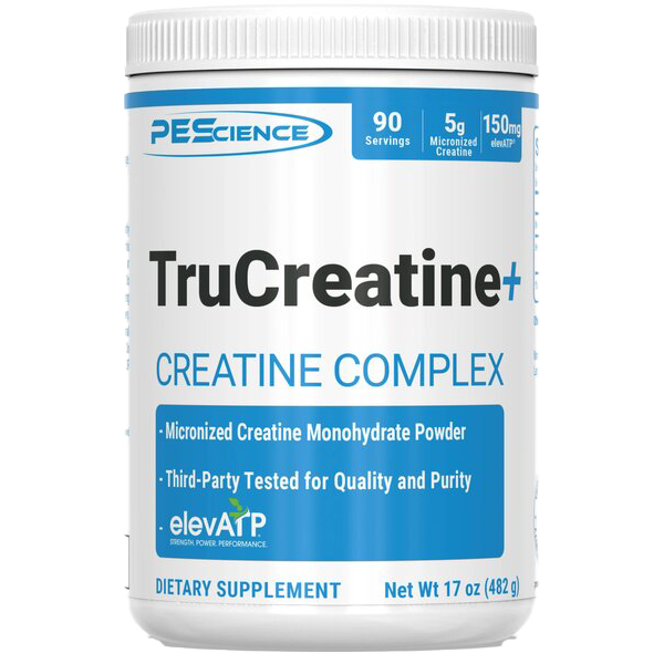 PEScience TruCreatine+ Powder, Unflavored 482g