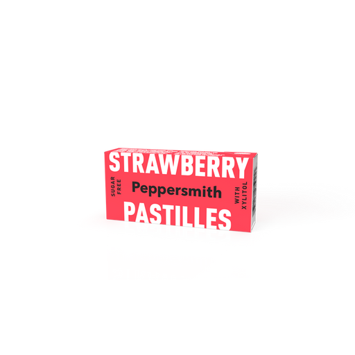 Peppersmith Pastilles 12x15g Strawberry - Chewing Gum at MySupplementShop by Peppersmith