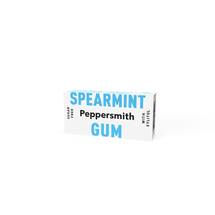 Peppersmith Chewing Gum 12x15g Spearmint | Premium Snacks and Treats at MySupplementShop.co.uk
