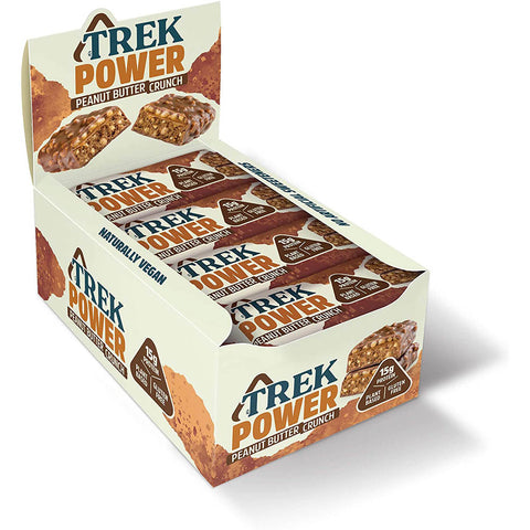 TREK Power Peanut Butter Crunch 16x55g - Health Foods at MySupplementShop by Trek