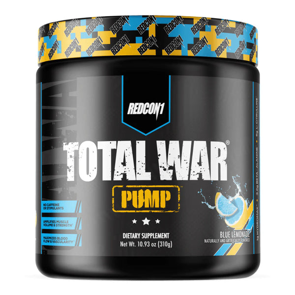 Redcon1 Total War PUMP 30 Serv - Blue Lemonade - Sports Nutrition at MySupplementShop by Redcon1