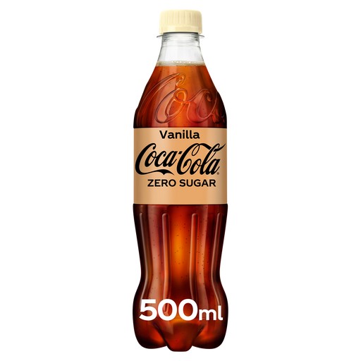 Coca-Cola Zero 12x500ml Vanilla Best Value Drink Flavored at MYSUPPLEMENTSHOP.co.uk