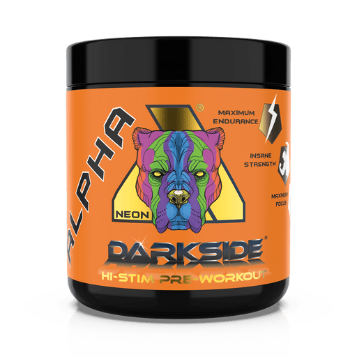 Alpha Neon Darkside 50 Servings Cotton Candy Best Value Pre Workout at MYSUPPLEMENTSHOP.co.uk