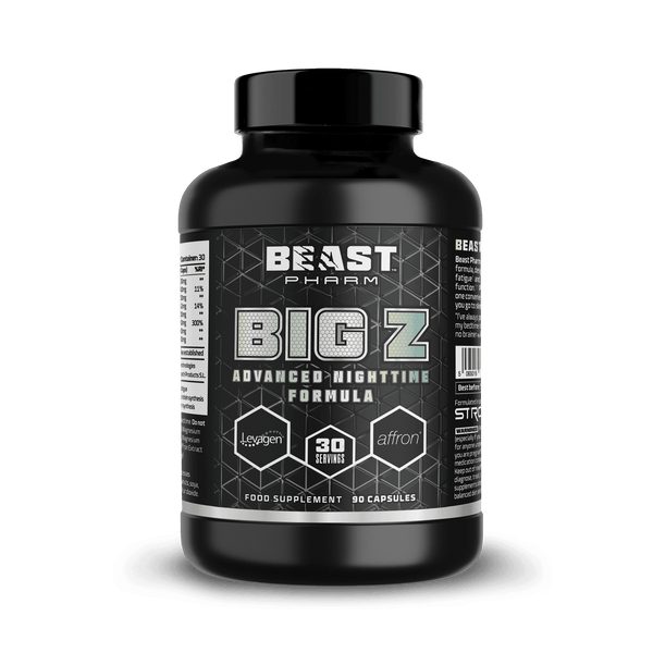 Beast Pharm Big Z Advanced Nighttime Formula 90 Cap Best Value Mineral Supplement at MYSUPPLEMENTSHOP.co.uk