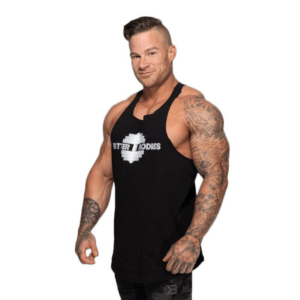 Better Bodies Team BB Stringer V2 Black - Medium - Team BB Stringer at MySupplementShop by Better Bodies