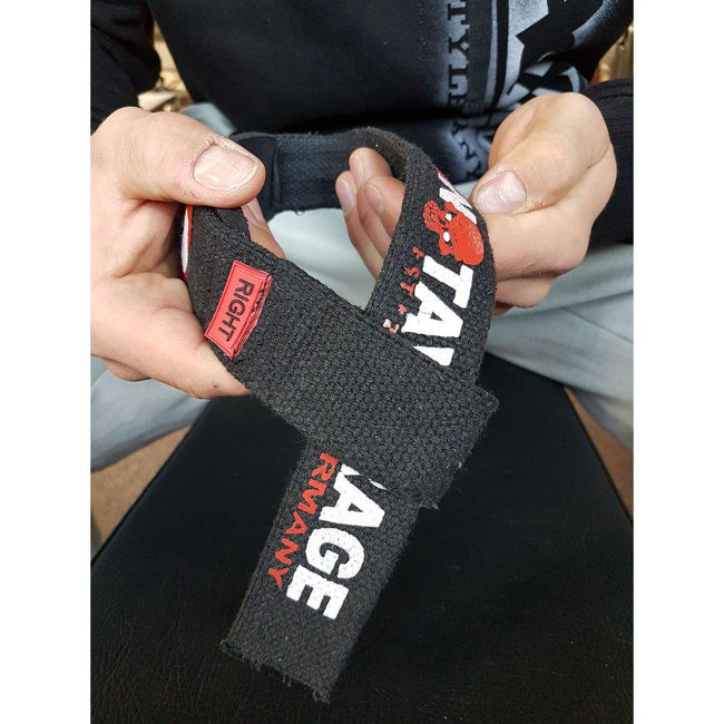 Brachial Lifting Straps Strong - Black/Red