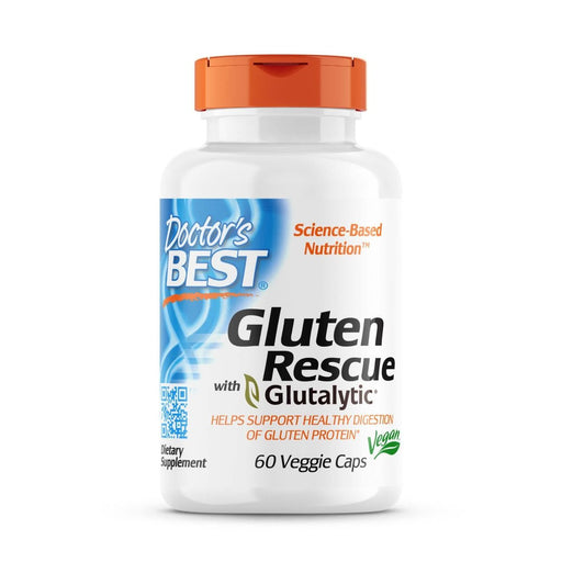 Doctor's Best Gluten Rescue with Glutalytic 60 Veggie Capsules | Premium Supplements at MYSUPPLEMENTSHOP