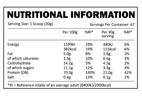 Efectiv Nutrition Efectiv Whey 2kg Banane