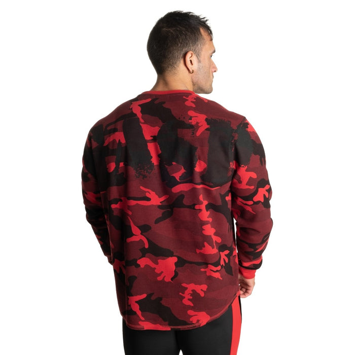 GASP Thermal Logo Sweater Red Camo - Thermal Logo Sweater at MySupplementShop by Gasp