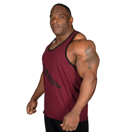 GASP Vintage T-Back - Maroon - Small - Vintage T-Back at MySupplementShop by Gasp