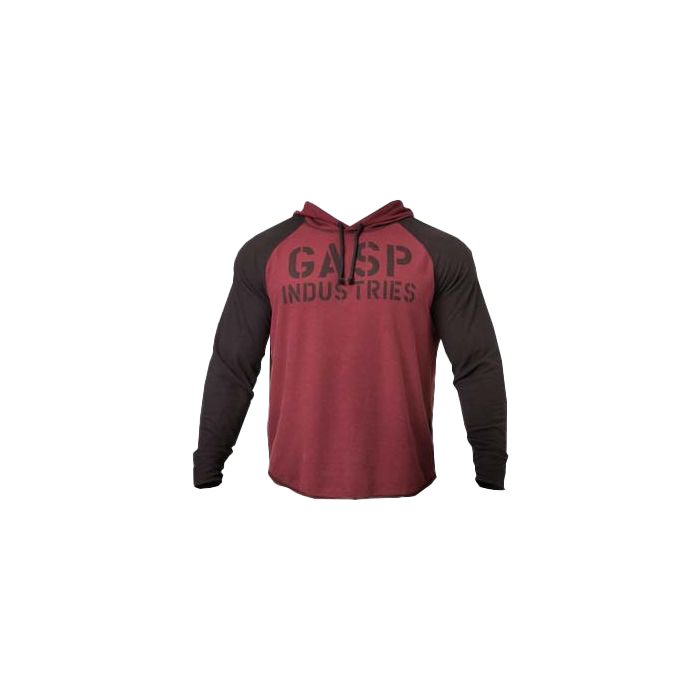 GASP L/S Thermal Hoodie Maroon