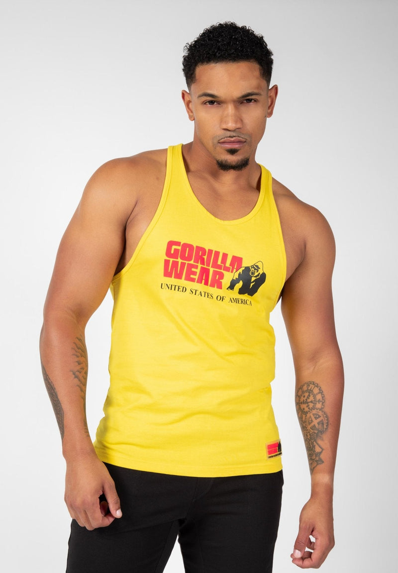 Gorilla Wear Classic Tank Top - Yellow