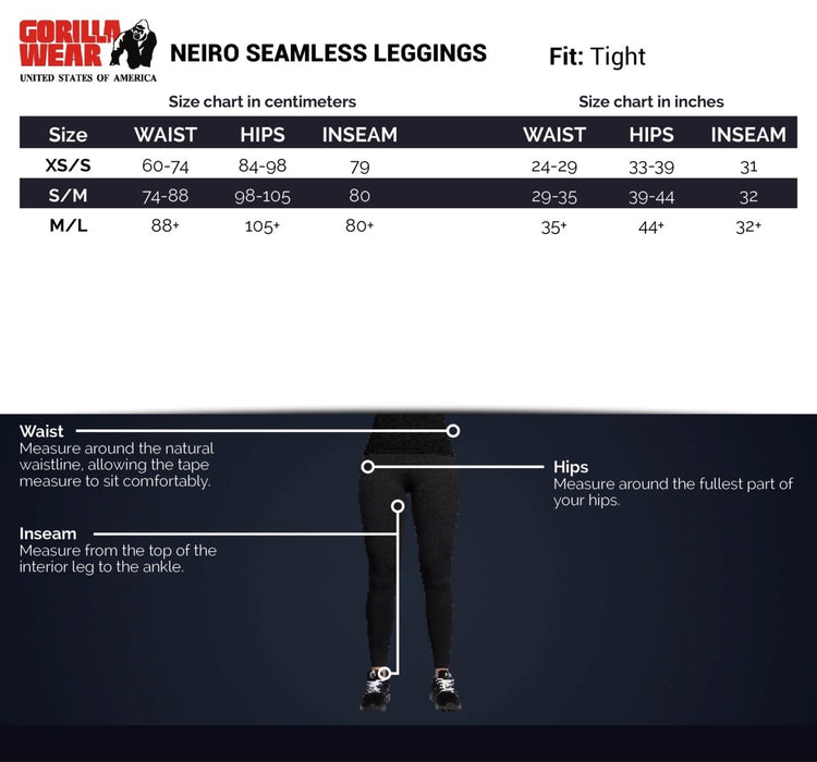 Gorilla Wear Neiro Seamless Leggings - Army Green