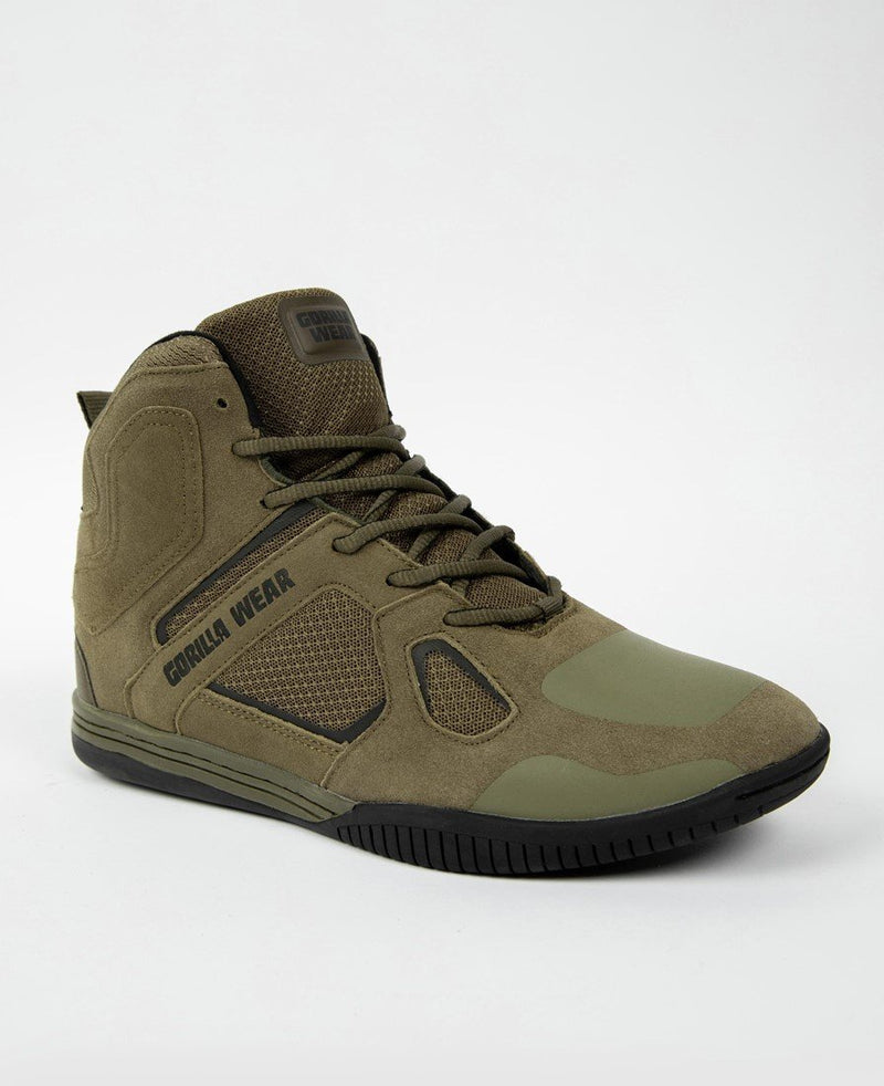 Gorilla Wear Troy High Tops - Army Green - EU 44 - High Tops at MySupplementShop by Gorilla Wear