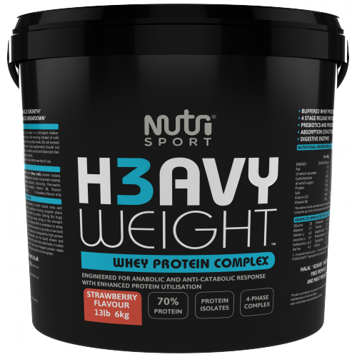 NutriSport H3avyweight Whey Protein Complex 6kg