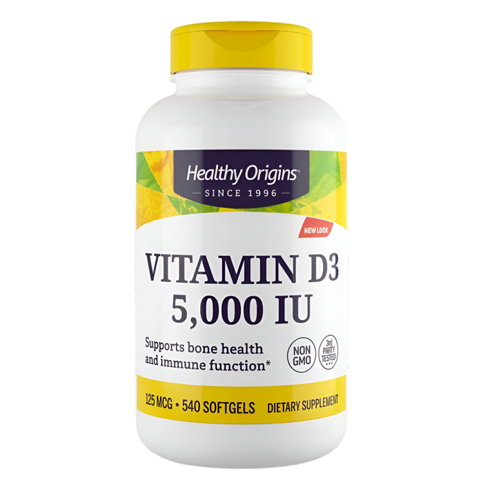 Healthy Origins Vitamin D3 5,000iu 540 Softgels