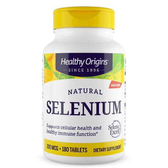 Healthy Origins Selenium 200mcg 180 Tablets - Brain & Memory at MySupplementShop by Healthy Origins