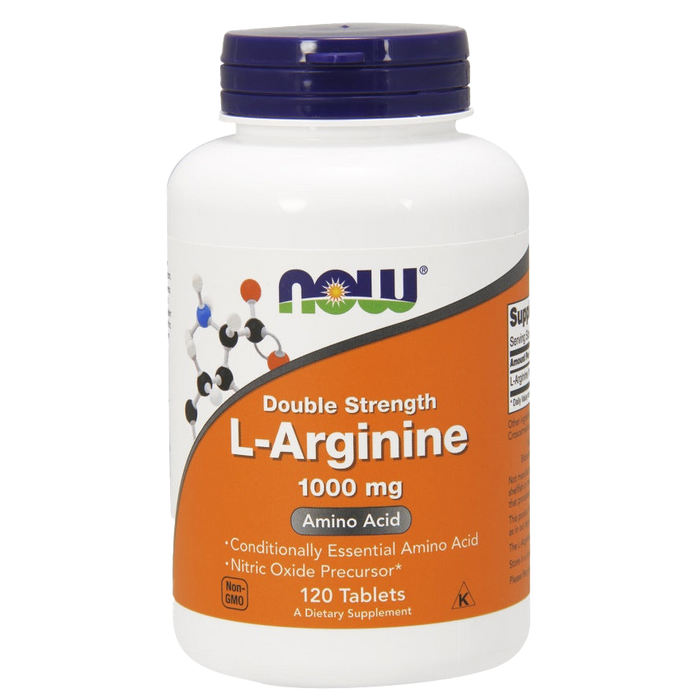 NOW Foods L-Arginin, 1000 mg – 120 Tabletten