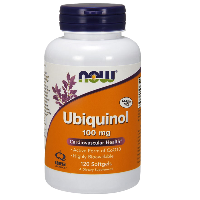 NOW Foods Ubiquinol, 100 mg – 120 Kapseln