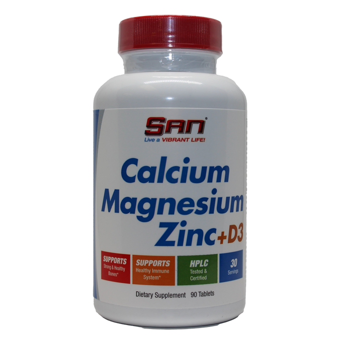 SAN Calcium Magnesium Zinc + D3 - 90 tablets